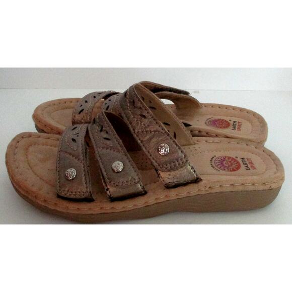Earth Spirit Women's Adjustable Strap Slide Sandals Size 8M - Picture 5 of 11